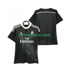 Camisolas de futebol Real Madrid 2014 2015 Retro Equipamento Alternativa Manga Curta